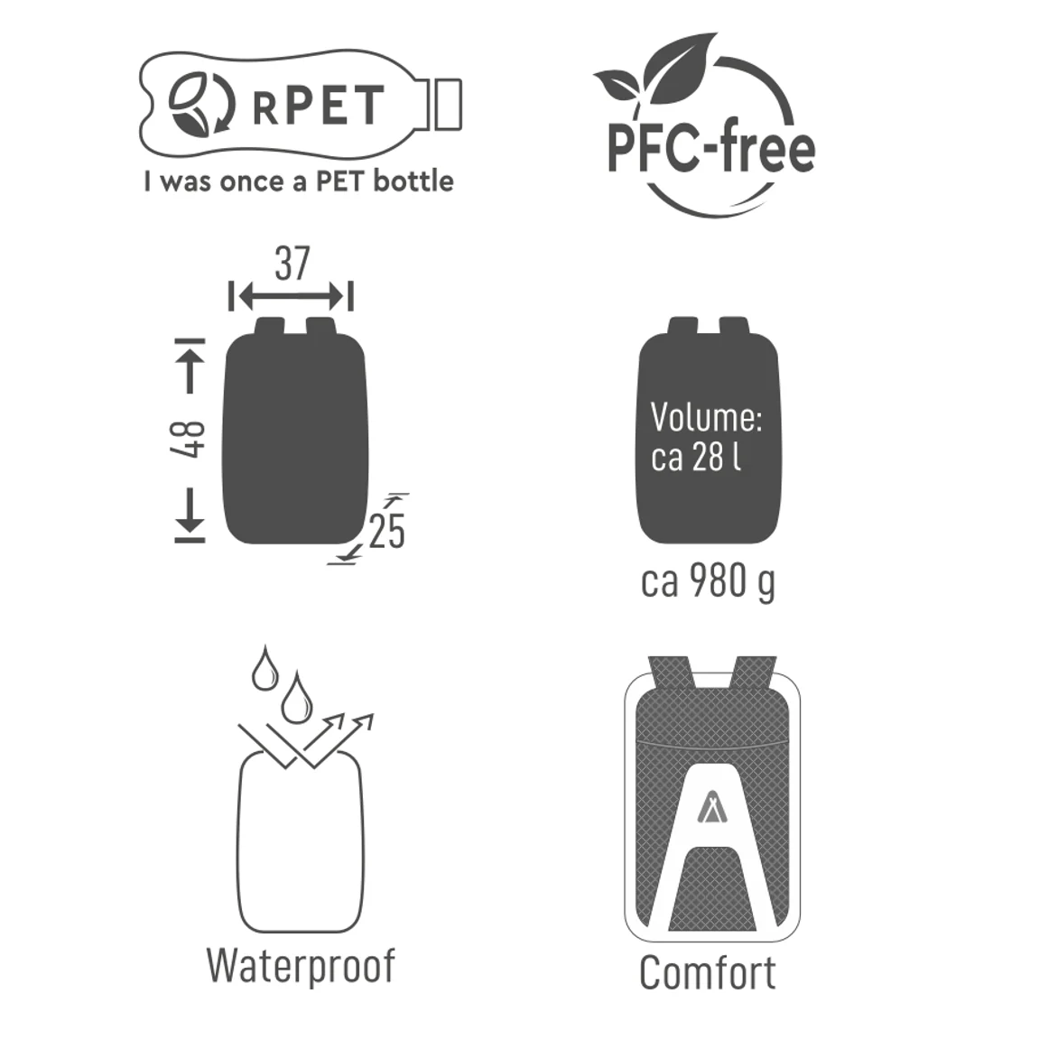 ANIK 28 | Geräumiger, wasserabweisender Rucksack mit Laptopfach - Image 4