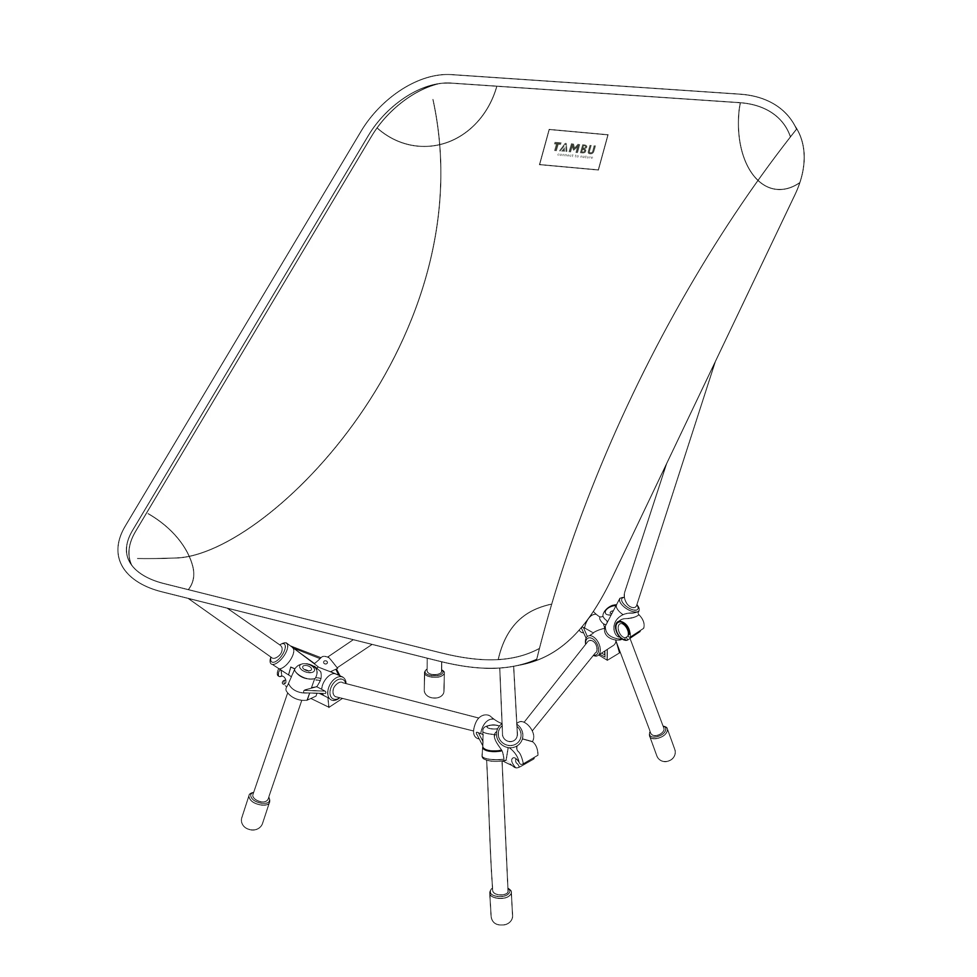 BATASA COMFORT | Leichter Campingstuhl mit vier Sitzhöhen - Image 3