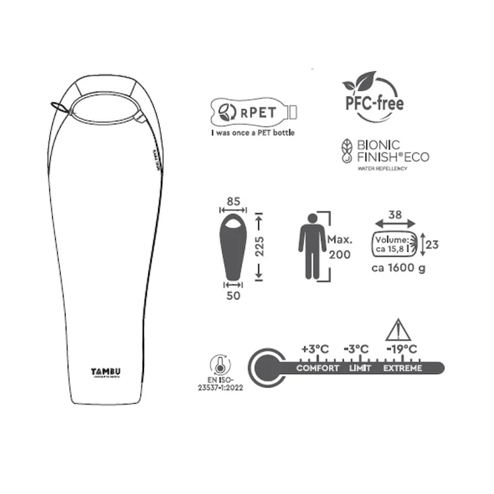 KARA 1600 | Mumienschlafsack - Image 12