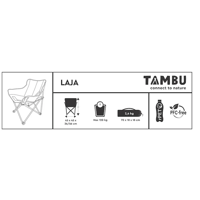 LAJA | Camping-Faltstuhl - Image 4