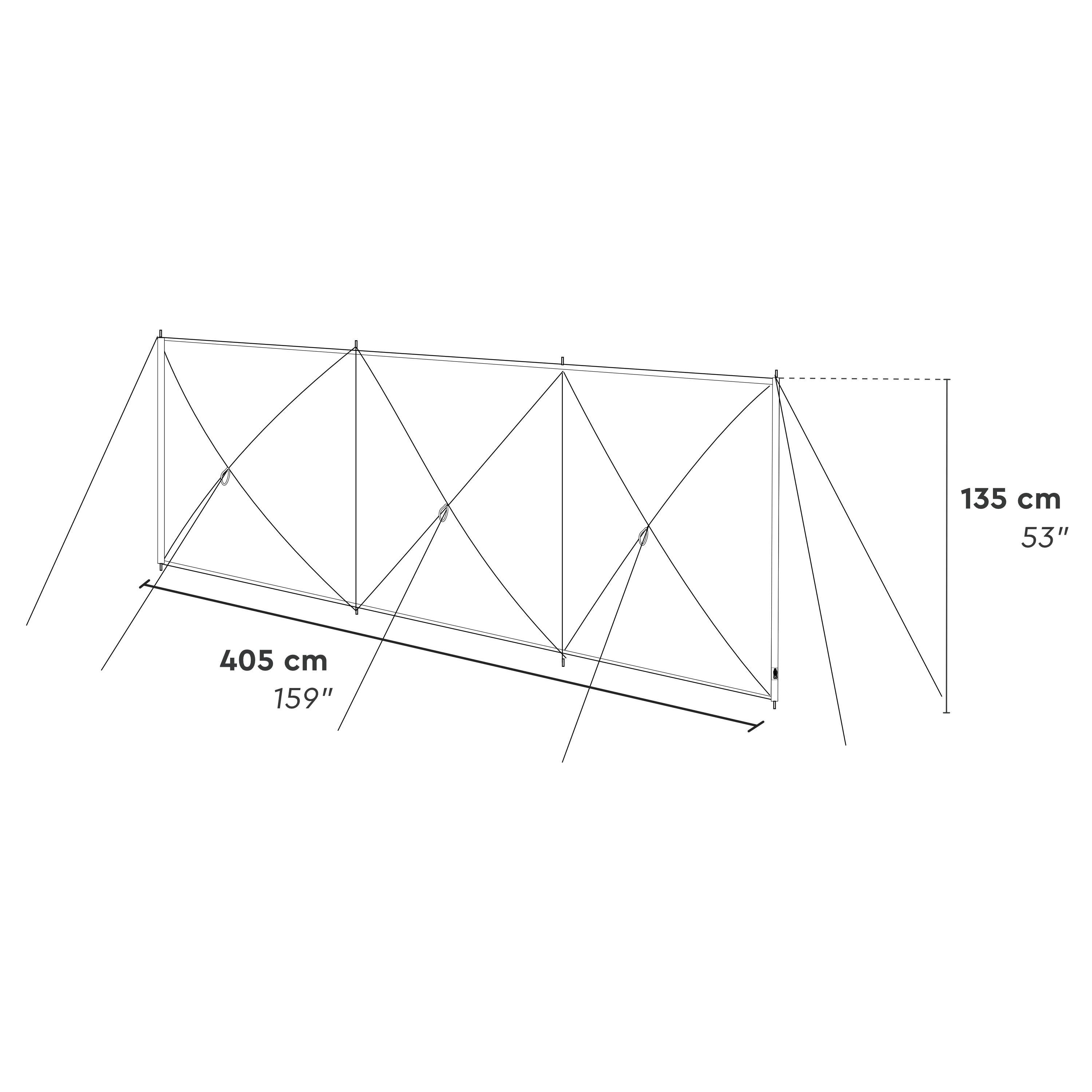 PRAKI | Wind- und Sichtschutz mit Quick-Set-Up-System - Image 12