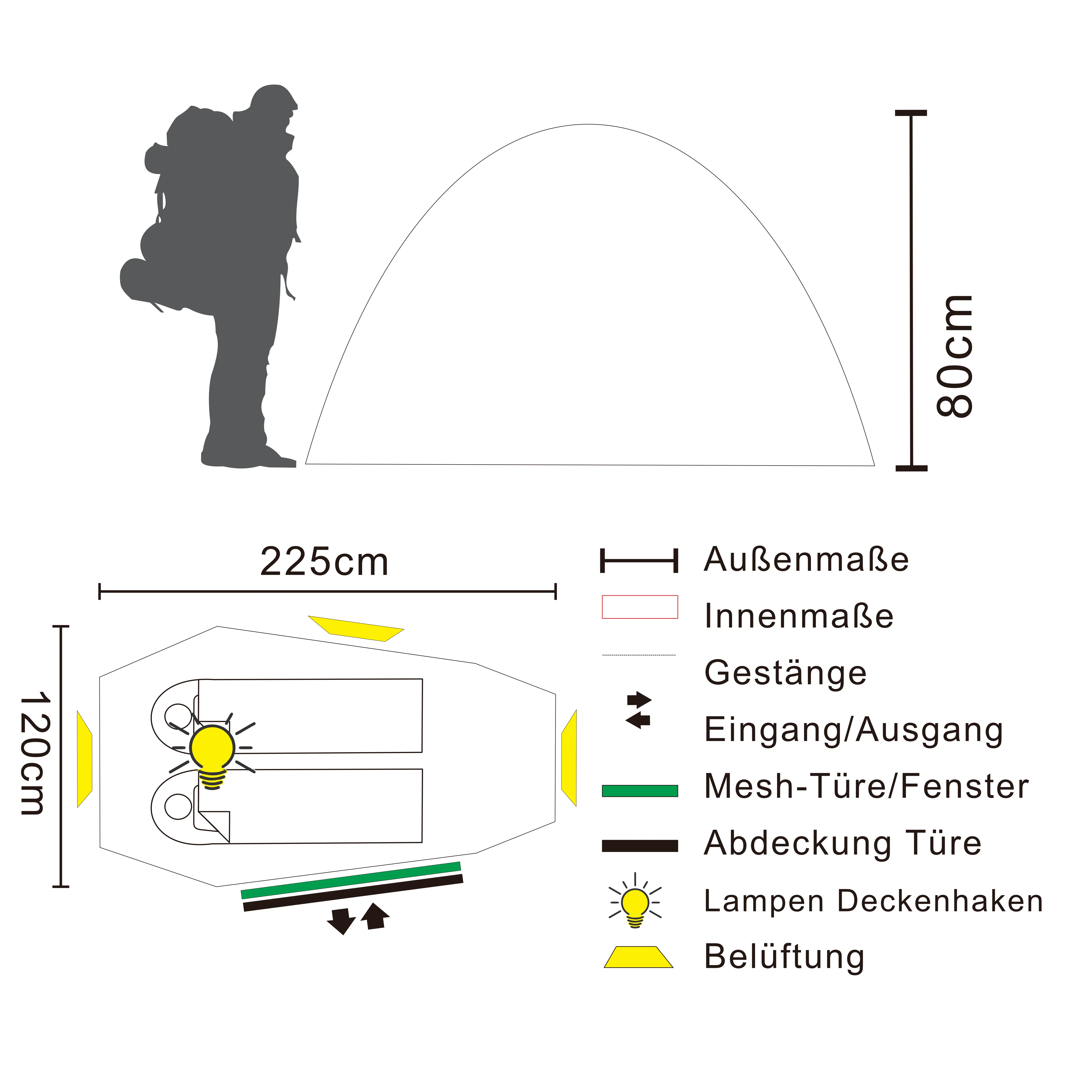 ROBY LITE | Ultraleichtes 2-Personen-Leichtgewichtszelt - Image 13