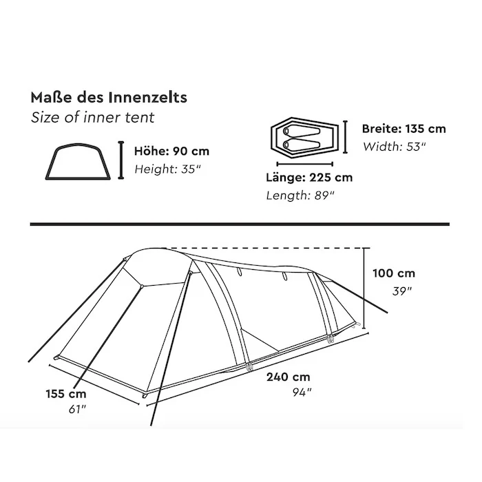 SURANGA 2.0 | 2 Personen Leichtgewichts-Trekkingzelt - Image 3