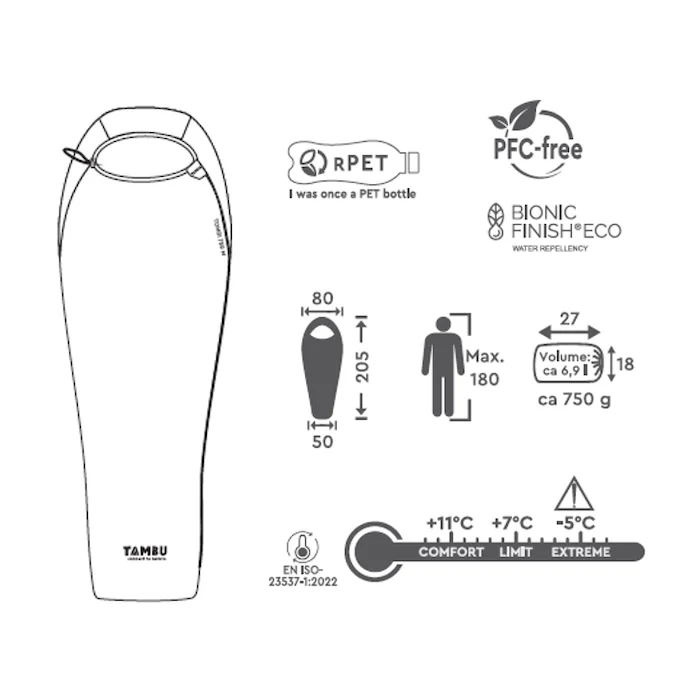 TONGI 750 M | Mumienschlafsack - Image 3