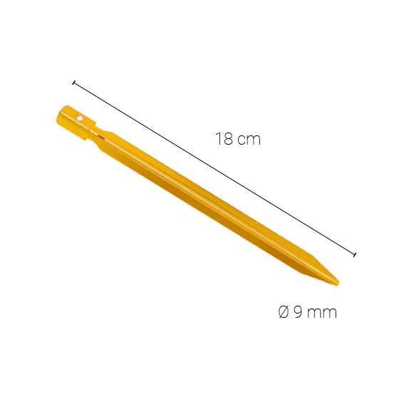 Ultraleichte Aluminium-Heringe 18cm | 12 Stück - Image 3