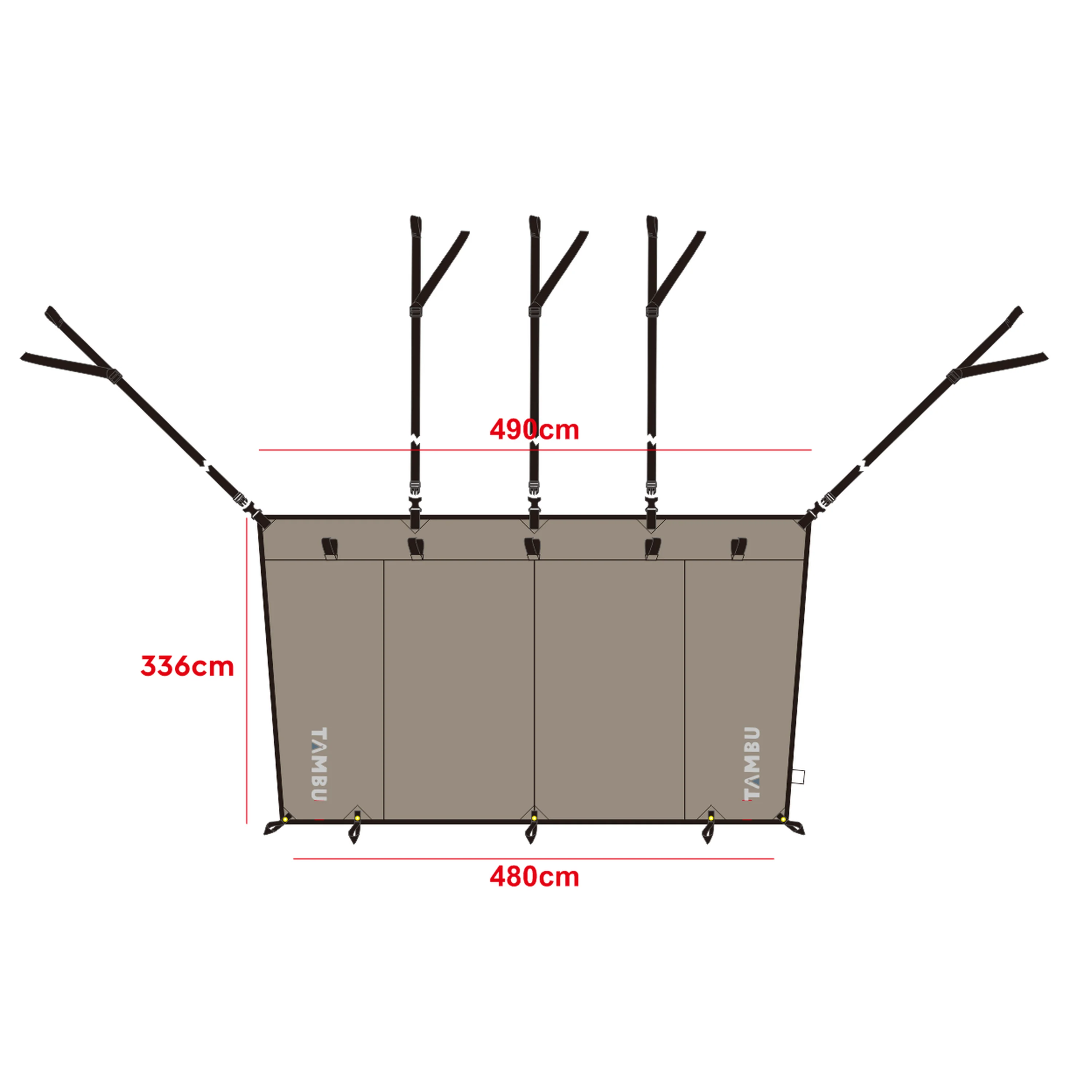 YANO | Sonnensegel für Dachzelt - Image 3
